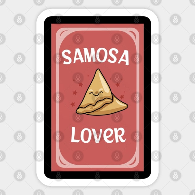 Samosa Lover Sticker by Spaceboyishere